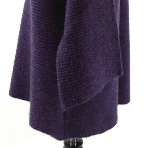 BLUE SEVEN Purple Acrylic Cowl Neck Sweater - Picture 4 of 8